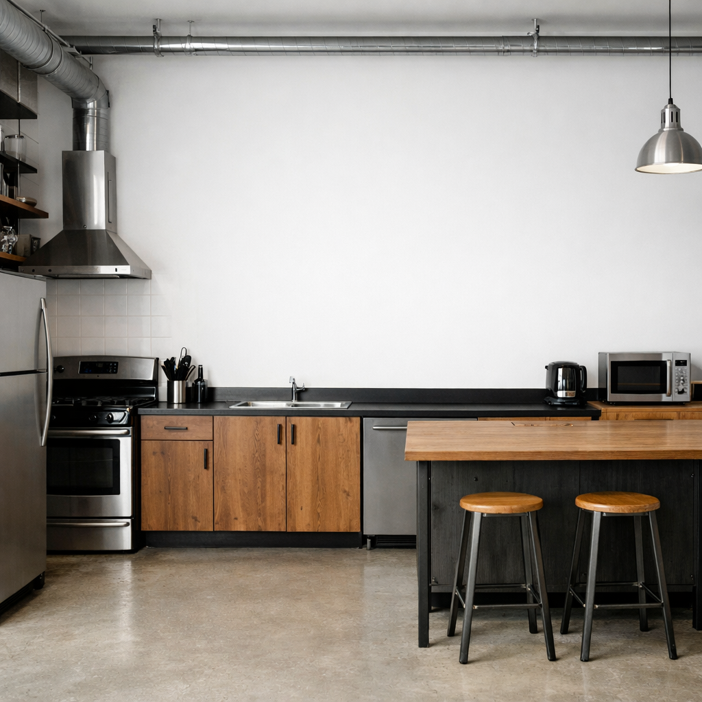 Papel de Parede Adesivo Vinilico Lavável INDUSTRIAL Quarto,Sala, Cozinha,Banheiro - Imagem 2