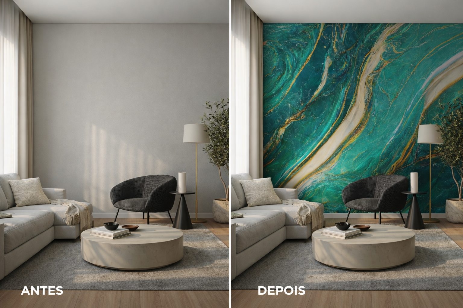 Papel de Parede Adesivo Vinilico Lavável Mármore Vários Modelos Quarto,Sala, Cozinha,Banheiro mt2 - Imagem 3