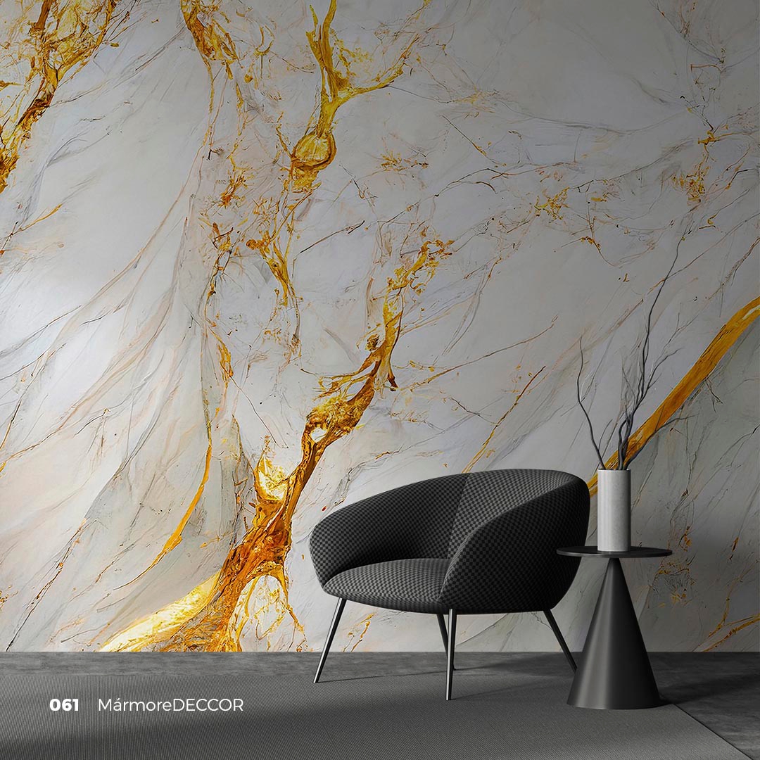 Papel de Parede Adesivo Vinilico Lavável Mármore Vários Modelos Quarto,Sala, Cozinha,Banheiro mt2 - Imagem 2