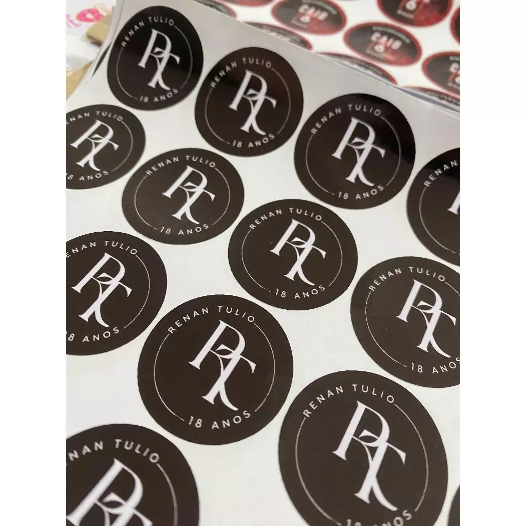 Etiquetas Adesivas Personalizadas Vinil | Adesivo Personalizado - Imagem 3