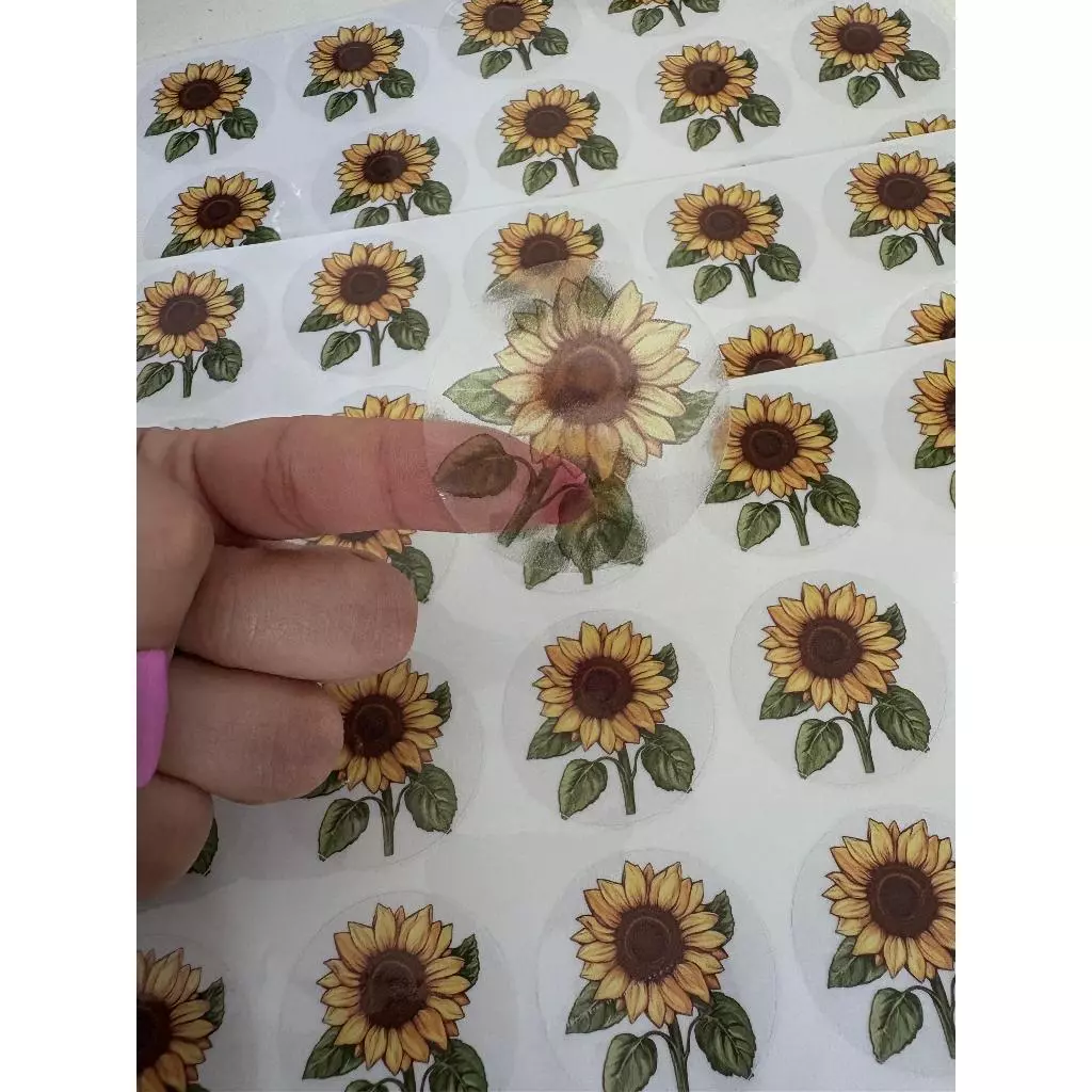 Etiquetas Adesivas Personalizadas Vinil Transparente, Adesivo Personalizado. - Imagem 4